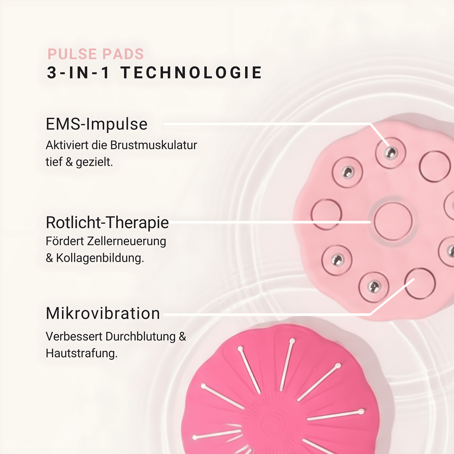 Pulse Pads - voller & straffer wirkende Brüste